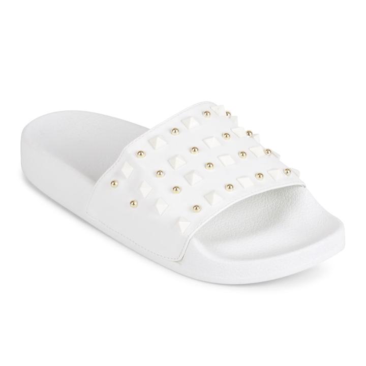 Wanted Stream Women's Slide Sandals, Size: 6, White