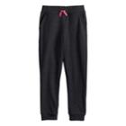 Girls 4-12 Jumping Beans&reg; Fleece Jogger Pants, Size: 8, Black