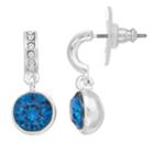 Dana Buchman Round Drop C-hoop Earrings, Women's, Blue