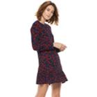 Women's Popsugar Flounce-hem Mini Dress, Size: Xl, Oxford