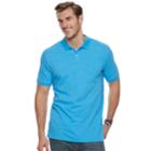 Big & Tall Sonoma Goods For Life&trade; Flexwear Modern-fit Stretch Pique Polo, Men's, Size: L Tall, Med Blue