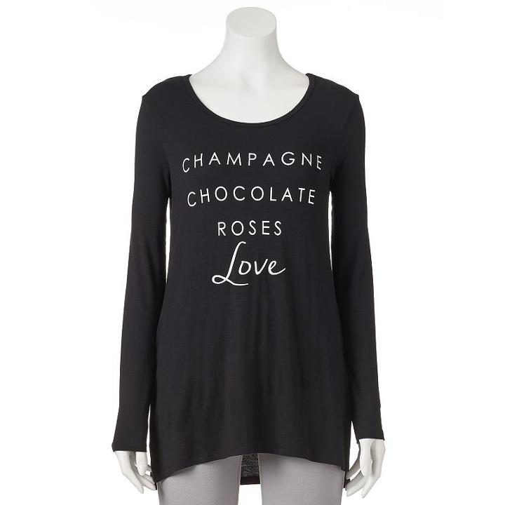 Women's Apt. 9&reg; Graphic Tunic, Size: Small, Oxford