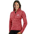 Women's Antigua Cincinnati Reds Fortune Midweight Pullover Sweater, Size: Large, Red