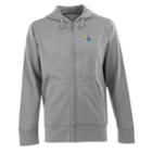 Men's Kansas Jayhawks Signature Full-zip Fleece Hoodie, Size: Xl, Grey