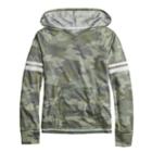 Plus Size Girls 7-16 Mudd&reg; Varsity Hodie, Size: 20 1/2, Med Beige