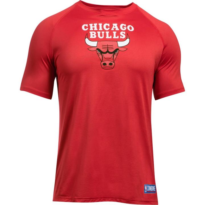 Men's Under Armour Chicago Bulls Primary Logo Tech Tee, Size: Small, Red