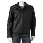Big & Tall Excelled Leather Racer Jacket, Men's, Size: 3x Big, Black