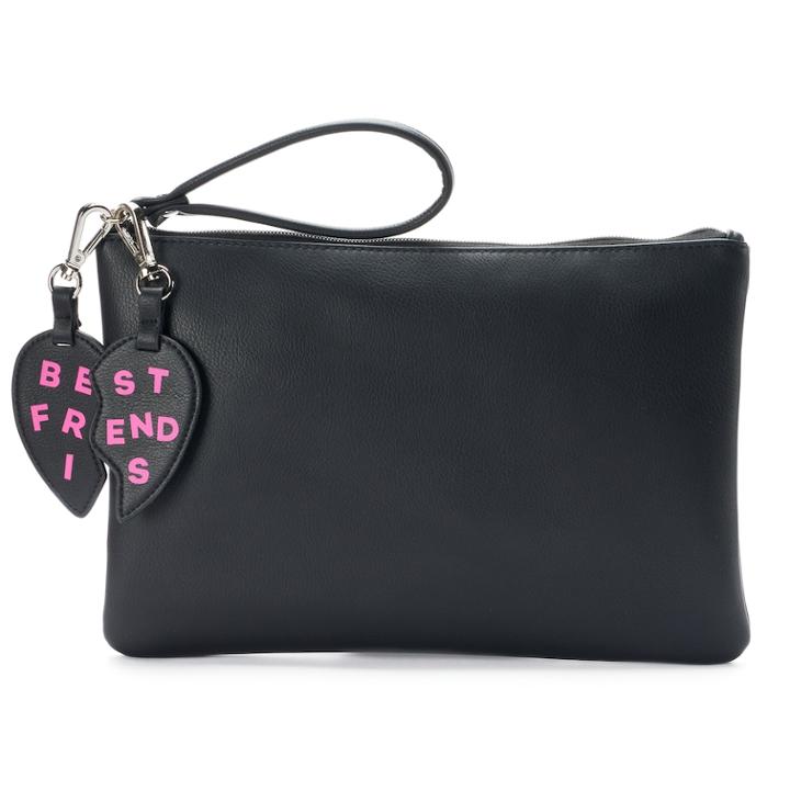 So&reg; Heart Key Chain Wristlet, Women's, Oxford