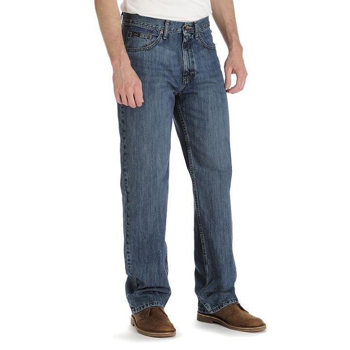 Big & Tall Lee Premium Select Relaxed-fit Comfort-waist Stretch Jeans, Men's, Size: 54x30, Med Blue
