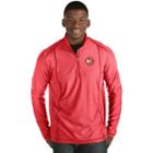 Men's Antigua Atlanta Hawks Tempo Quarter-zip Pullover, Size: Xl, Dark Red