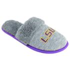Women's Lsu Tigers Sherpa-lined Clog Slippers, Size: Xl, Grey