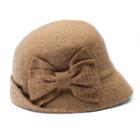 Betmar Betty Rhinestone Bow Cloche Hat, Women's, Brown