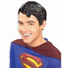 Adult Dc Comics Superman Vinyl Costume Wig, Men's, Black