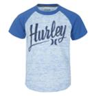 Boys 4-7 Hurley Raglan Logo Graphic Tee, Size: 5, Turquoise/blue (turq/aqua)