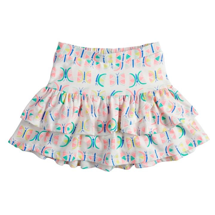 Girls 4-10 Jumping Beans&reg; Tiered Tulip Skort, Size: 4, Natural