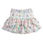 Girls 4-10 Jumping Beans&reg; Tiered Tulip Skort, Size: 4, Natural