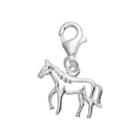 Personal Charm Sterling Silver Openwork Horse Charm, Women's, Grey