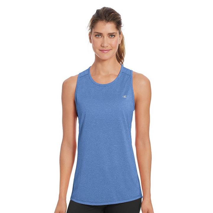 Women's Champion Vapor Reflective Tank Top, Size: Xl, Med Blue
