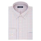 Men's Chaps Regular-fit Plaid No-iron Dress Shirt, Size: 18.5-34/35, Orange Oth