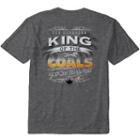 Men's Newport Blue King Of The Coals Tee, Size: Medium, Dark Grey