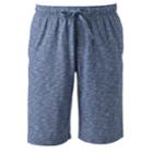 Men's Croft & Barrow&reg; Slubbed Knit Jams Shorts, Size: Small, Blue