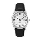 Timex Men's Easy Reader Leather Watch - Tw2p756009j, Black