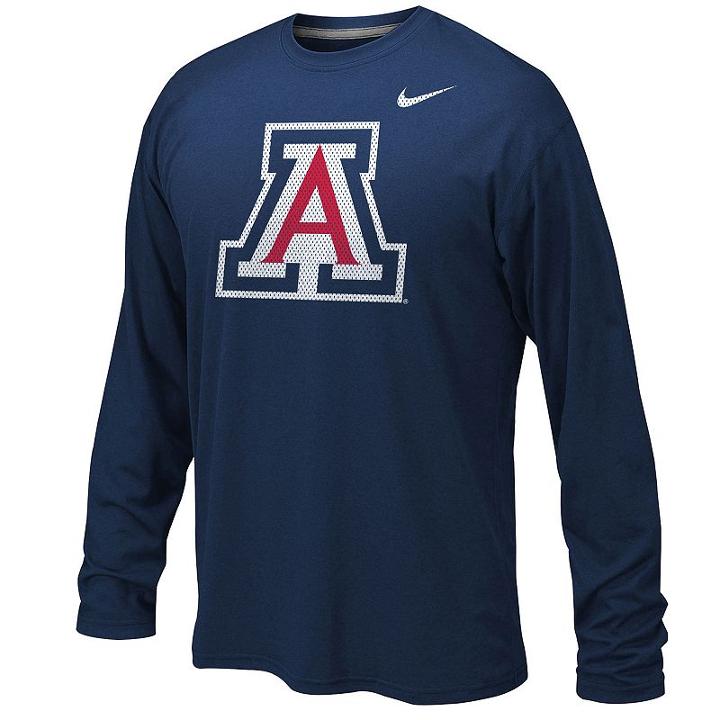Boys 8-20 Nike Arizona Wildcats Legend Tee, Boy's, Size: Medium, Blue (navy)