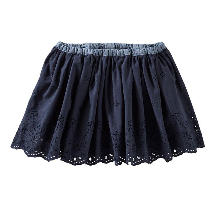 Girls 4-8 Oshkosh B'gosh&reg; Chambray Waist Eyelet Skirt, Girl's, Size: 4, Blue