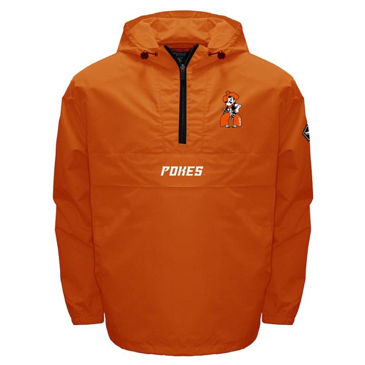 Men's Franchise Club Oklahoma State Cowboys Swift Pullover Jacket, Size: Medium, Orange