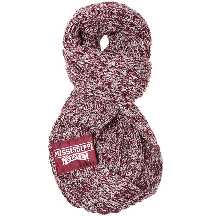 Mississippi State Bulldogs 2017 Peak Infinity Scarf, Men's, Multicolor