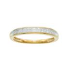 10k Gold 1/2 Carat T.w. Diamond Anniversary Ring, Women's, Size: 6, White