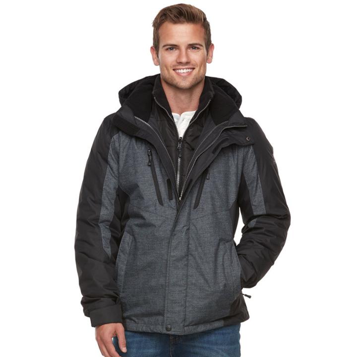 Men's Zeroxposur Radar 3-in-1 Systems Jacket, Size: Large, Dark Grey