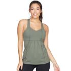 Women's Colosseum Zone Contour Racerback Tank, Size: Large, Dark Green
