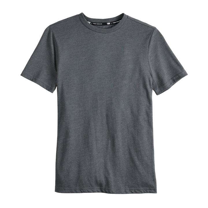 Boys 8-20 Tek Gear&reg; Ultra Soft Tee, Size: M(10-12), Dark Grey