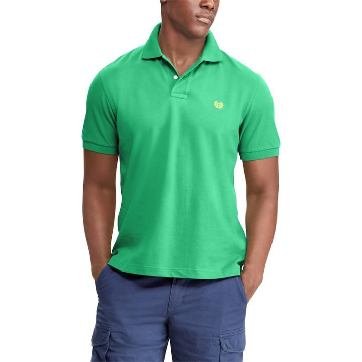Big & Tall Chaps Easy Care Solid Polo Shirt, Men's, Size: Xxl Tall, Green