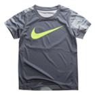Boys 4-7 Nike Dri-fit Abstract Logo Tee, Size: 7, Grey