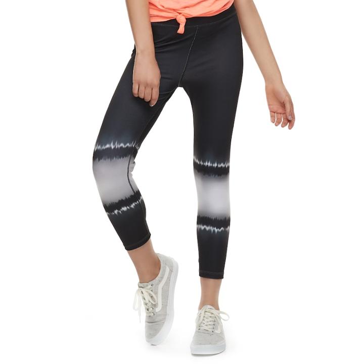 Juniors' So&reg; High-waisted Capri Yoga Leggings, Teens, Size: Small, Oxford