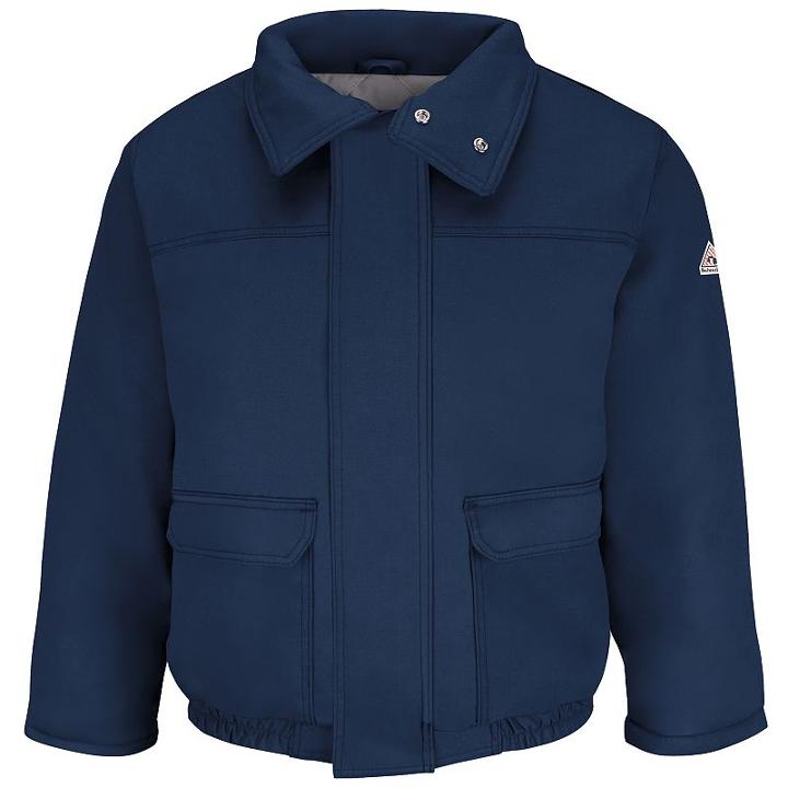 Men's Bulwark Fr Excel Fr Comfortouch Insulated Bomber Jacket, Size: Xl, Blue