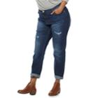 Juniors' Plus Size Unionbay Low-rise Ballard Slim Boyfriend Jeans, Teens, Size: 22 W, Brown Over