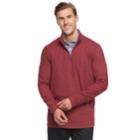 Big & Tall Croft & Barrow&reg; Classic-fit Quarter-zip Pullover, Men's, Size: Xl Tall, Dark Red