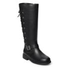 So&reg; Kimberly Girls' Knee High Boots, Size: 1, Black