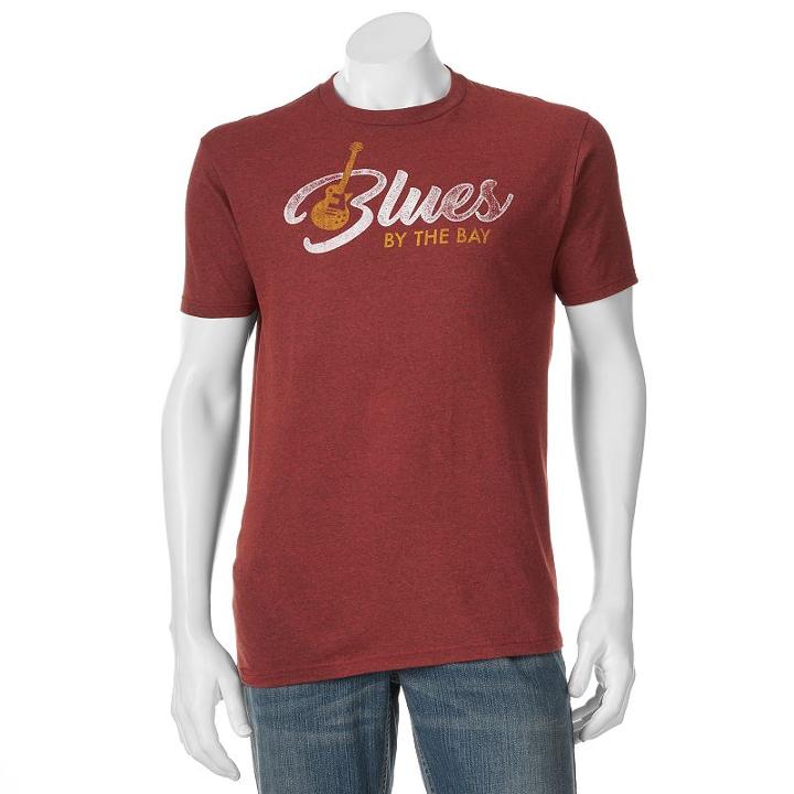 Men's Sonoma Goods For Life&trade; Bay Blues Tee, Size: Medium, Red Other