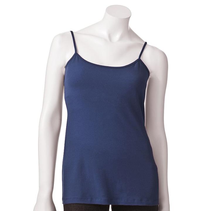 Sonoma Goods For Life&trade; Everyday Camisole - Women's, Size: Xl, Dark Blue