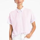 Women's Levi's&reg; Sadie Button-down Shirt, Size: Medium, Blue