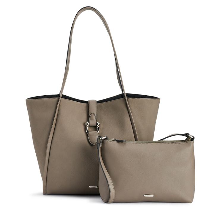 Chaps Allison Tote & Crossbody Bag, Women's, Grey