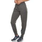 Women's Tek Gear&reg; French Terry Jogger Pants, Size: Large, Dark Grey