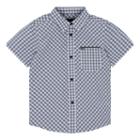Boys 4-7 Hurley Athletic Short Sleeve Woven Checkered Plaid Shirt, Boy's, Size: 7, White