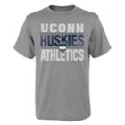 Boys' 4-18 Uconn Huskies Light Streaks Tee, Size: 8-10, Grey