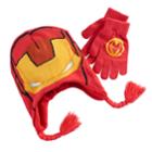 Boys 4-20 Iron Man Hat & Gloves Set, Multicolor