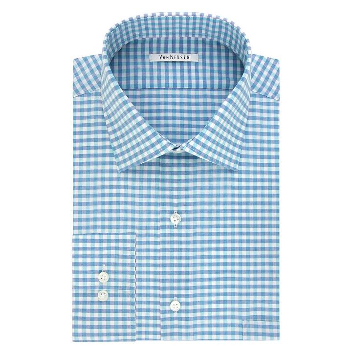Men's Van Heusen Flex Collar Regular-fit Dress Shirt, Size: 17.5-34/35, Orange Oth